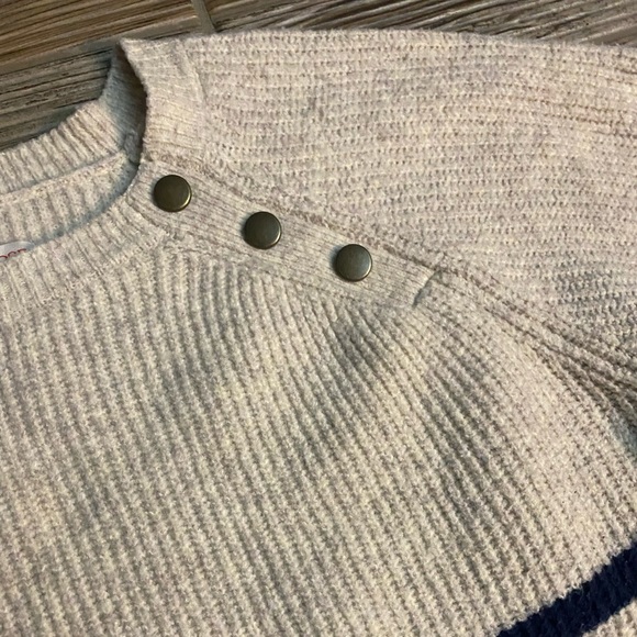 Knox Rose Cream Ribbed Sweater - Picture 3 of 5